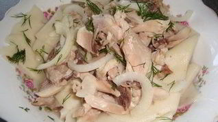 Рецепт Бешбармака из курицы в мультиварке