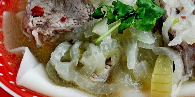 Рецепт бешбармака из свинины