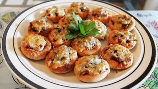 Рецепт Бубликов фаршированных мясным фаршем в духовке