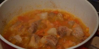 Шаг 2: чахохбили из свинины