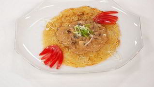 Рецепт Драника с грибным соусом