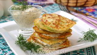 Рецепт Драников из кабачков