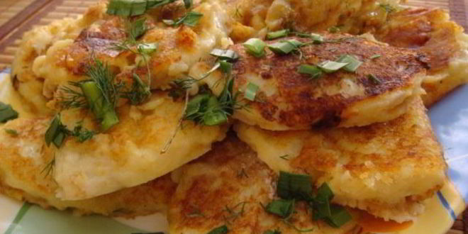 Рецепт Драников из картофельного пюре