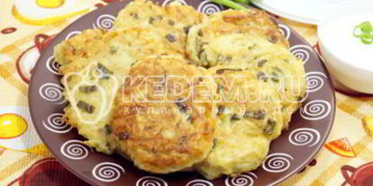 Шаг 8: драников картофельных с зеленым луком