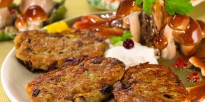 Рецепт драников с грибами