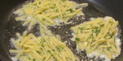 Шаг 5: драников с красной икрой