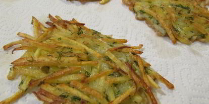 Шаг 6: драников с красной икрой