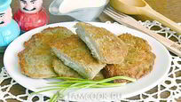 Рецепт Драников с куриным фаршем