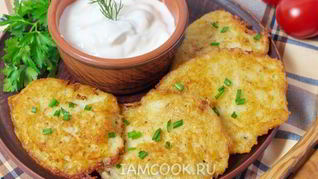 Рецепт Драников с луком