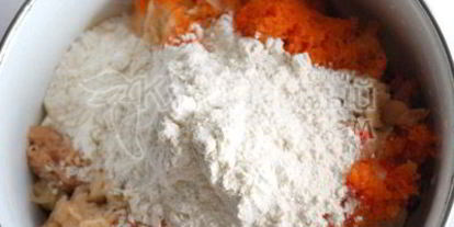 Шаг 1: драников с овощами