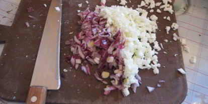 Шаг 3: драников с селедочным салатом