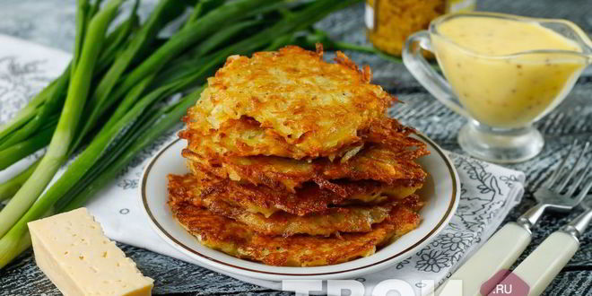 Рецепт драников с сыром