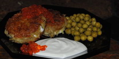 Шаг 5: драников с творожными шариками