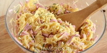 Шаг 4: драников с вареной колбасой