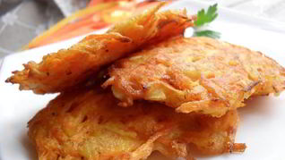 Рецепт Драников с ветчиной и сыром