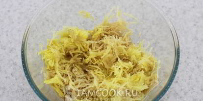 Шаг 2: драников с яблоком