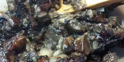 Шаг 1: драников, запеченных с грибами и мясом под сырным соусом