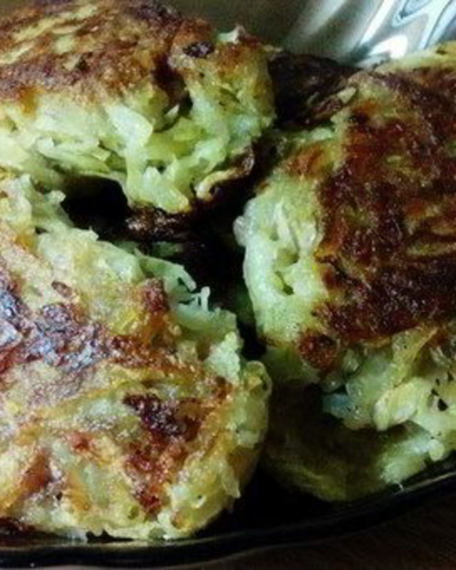 Рецепт картофельных драников с мясным фаршем