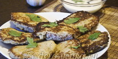 Шаг 11: картофельных драников с мясом