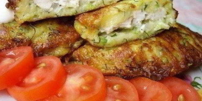 Рецепт колдунов из кабачка и курицы