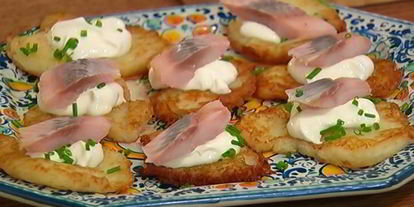 Шаг 8: овощных драников с селедкой