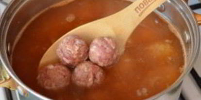 Шаг 7: альбондигаса — фрикаделек с овощами