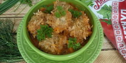 Шаг 16: фрикаделек ежики с овощами