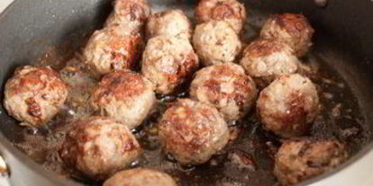 Шаг 5: фрикаделек из говядины с печеной тыквой