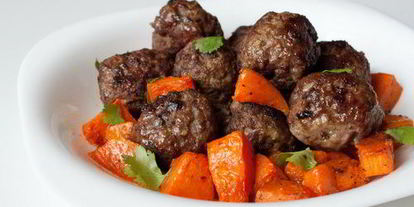 Шаг 7: фрикаделек из говядины с печеной тыквой