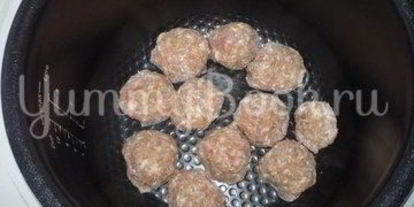 Шаг 1: фрикаделек под томатно-сырным соусом из мультиварки