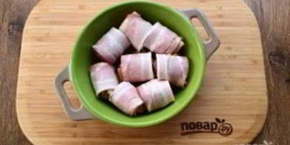 Шаг 1: фрикаделек с беконом в сливочно-томатном соусе