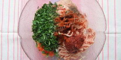 Шаг 4: фрикаделек с булгуром по-арамейски