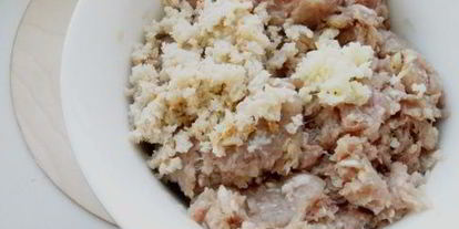 Шаг 1: фрикаделек с фетой и соусом чимичурри