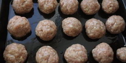 Шаг 3: фрикаделек с фетой и соусом чимичурри