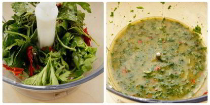 Шаг 5: фрикаделек с фетой и соусом чимичурри