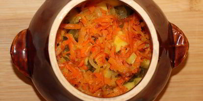 Шаг 5: фрикаделек с картофелем в горшочках