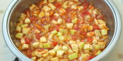 Шаг 4: фрикаделек с овощным соусом