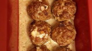 Рецепт Фрикаделек с сыром дор-блю и фетой