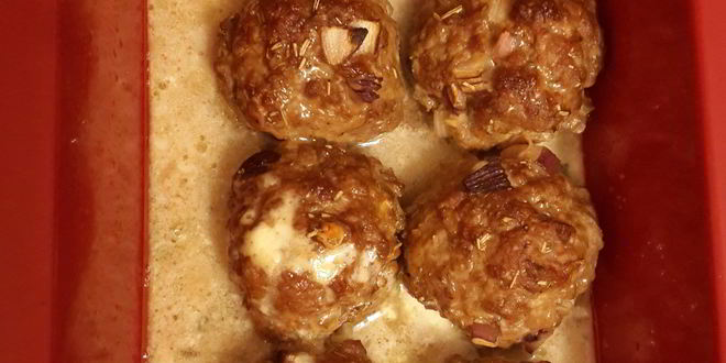 Рецепт фрикаделек с сыром дор-блю и фетой