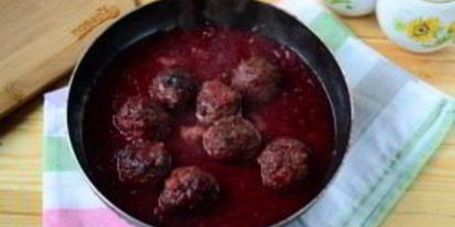 Шаг 6: фрикаделек с вишневым соусом