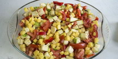 Шаг 6: фрикаделек в духовке с овощами