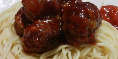 Шаг 3: фрикаделек в медово-чесночном соусе