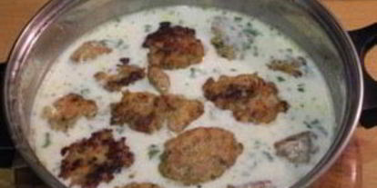 Шаг 9: фрикаделек в сливочном соусе