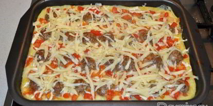 Шаг 4: фрикаделек, запеченных с картофельным пюре