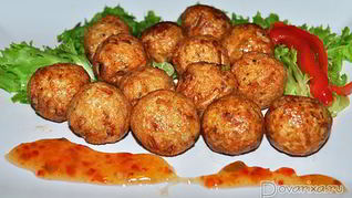 Рецепт Куриных фрикаделек во фритюре