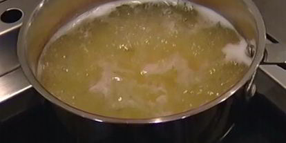 Шаг 6: макарон с фрикадельками и моцареллой