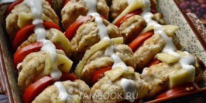 Шаг 9: сливочных фрикаделек с картофелем фри