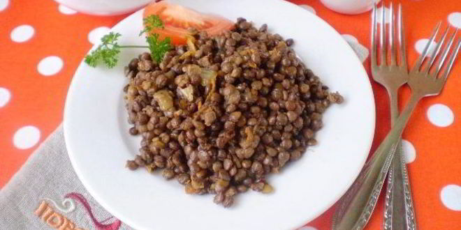 Рецепт гарнира из чечевицы