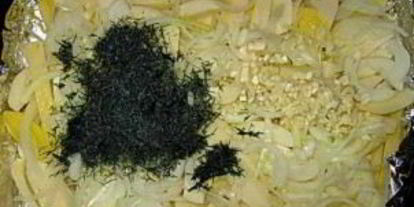 Шаг 4: гарнира к горбуше