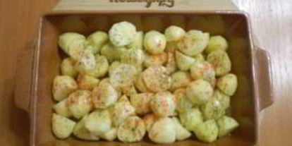 Шаг 4: картофеля кусочками в духовке